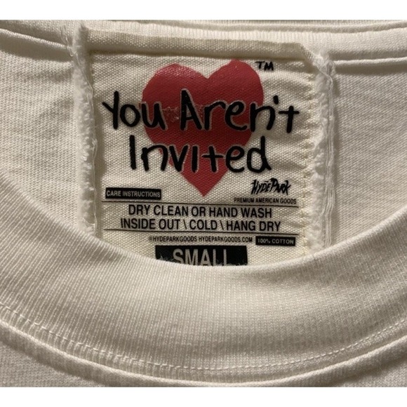 HYDE PARK x Houston Rockets YOU AREN'T INVITED T-Shirt Size Small - Picture 3 of 5
